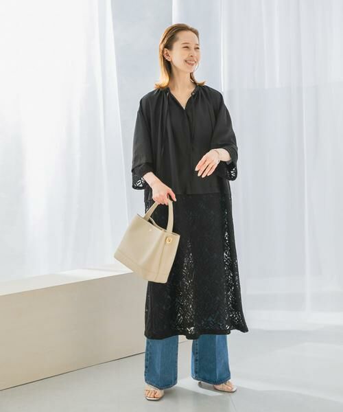 URBAN RESEARCH ROSSO / アーバンリサーチ ロッソ ワンピース | レース切替ワンピース | 詳細15