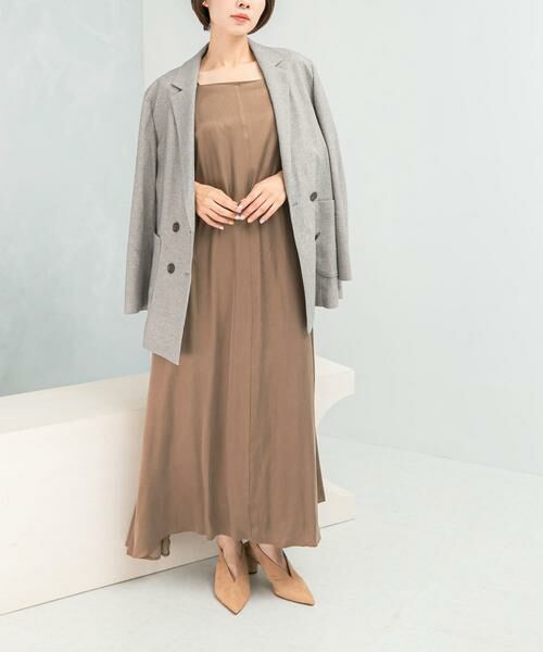 URBAN RESEARCH ROSSO / アーバンリサーチ ロッソ ワンピース | クールタッチ2WAYキュプラ混キャミワンピース | 詳細15