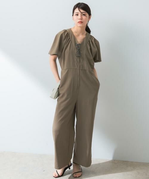 URBAN RESEARCH ROSSO / アーバンリサーチ ロッソ サロペット・オールインワン | F by ROSSO　フレアスリーブオールインワン | 詳細2