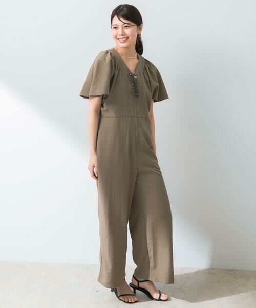 URBAN RESEARCH ROSSO / アーバンリサーチ ロッソ サロペット・オールインワン | F by ROSSO　フレアスリーブオールインワン | 詳細3