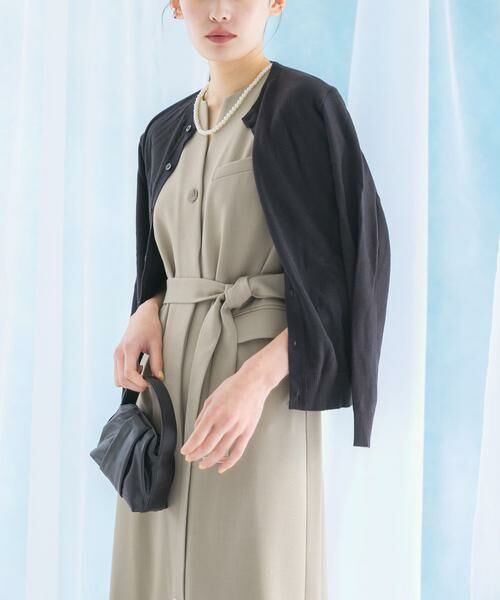 URBAN RESEARCH ROSSO / アーバンリサーチ ロッソ ワンピース | リネンライクレイヤードワンピース | 詳細1