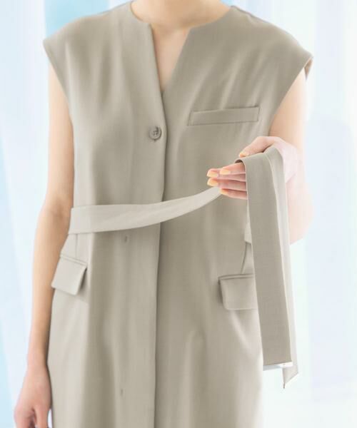 URBAN RESEARCH ROSSO / アーバンリサーチ ロッソ ワンピース | リネンライクレイヤードワンピース | 詳細10
