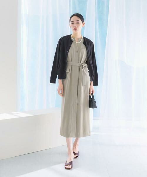 URBAN RESEARCH ROSSO / アーバンリサーチ ロッソ ワンピース | リネンライクレイヤードワンピース | 詳細2