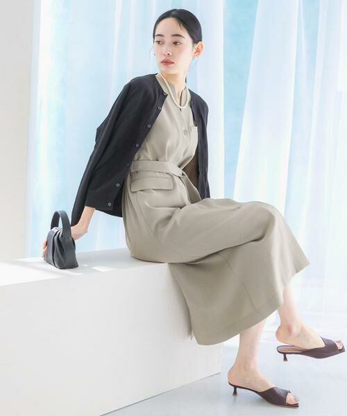 URBAN RESEARCH ROSSO / アーバンリサーチ ロッソ ワンピース | リネンライクレイヤードワンピース | 詳細4