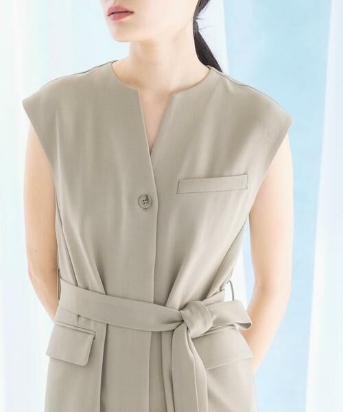 URBAN RESEARCH ROSSO / アーバンリサーチ ロッソ ワンピース | リネンライクレイヤードワンピース | 詳細8