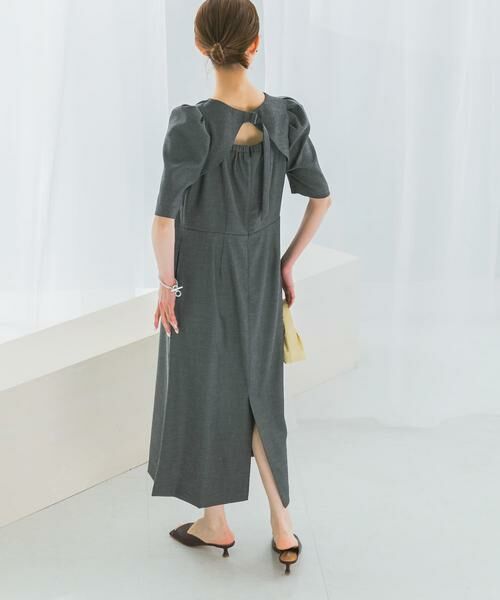 URBAN RESEARCH ROSSO / アーバンリサーチ ロッソ ワンピース | バックオープンベルトデザインワンピース | 詳細2