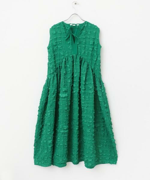 URBAN RESEARCH ROSSO / アーバンリサーチ ロッソ ワンピース | バックリボンジャガードフォルムワンピース | 詳細15