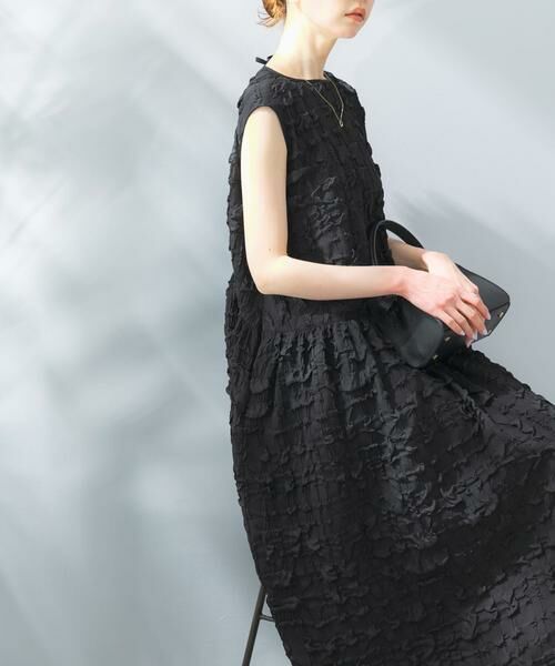 URBAN RESEARCH ROSSO / アーバンリサーチ ロッソ ワンピース | バックリボンジャガードフォルムワンピース | 詳細19