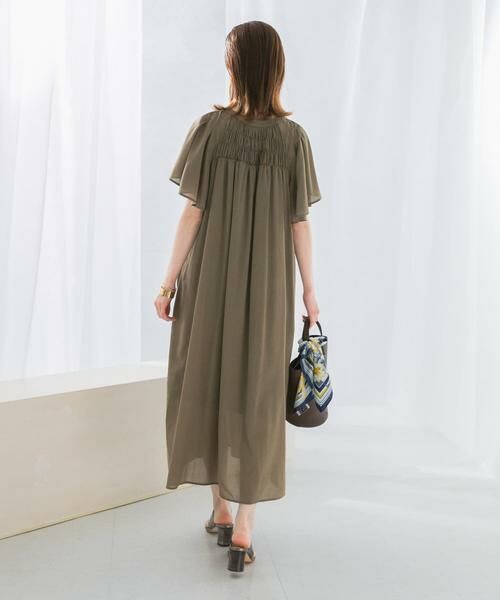 URBAN RESEARCH ROSSO / アーバンリサーチ ロッソ ワンピース | フレアスリーブウエストベルトワンピース | 詳細3