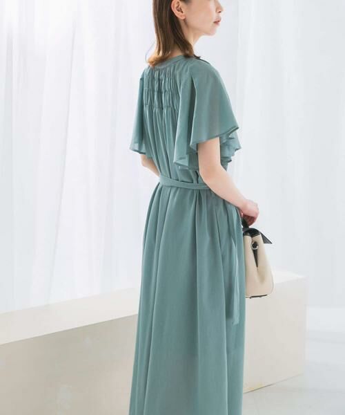 URBAN RESEARCH ROSSO / アーバンリサーチ ロッソ ワンピース | フレアスリーブウエストベルトワンピース | 詳細10