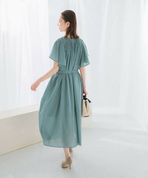 URBAN RESEARCH ROSSO / アーバンリサーチ ロッソ ワンピース | フレアスリーブウエストベルトワンピース | 詳細11