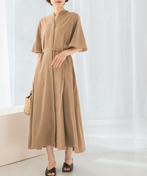 URBAN RESEARCH ROSSO / アーバンリサーチ ロッソ ワンピース | ウォッシャブルフレアスリーブワンピース | 詳細1