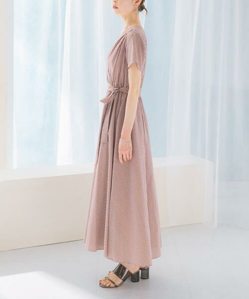 URBAN RESEARCH ROSSO / アーバンリサーチ ロッソ ワンピース | ギンガムカシュクールワンピース | 詳細6