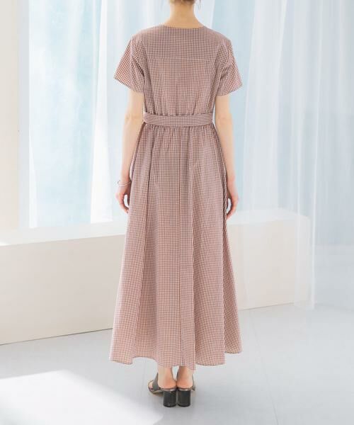 URBAN RESEARCH ROSSO / アーバンリサーチ ロッソ ワンピース | ギンガムカシュクールワンピース | 詳細7