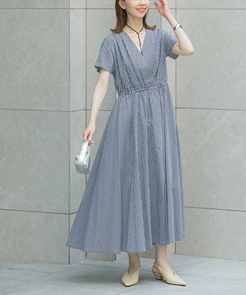 URBAN RESEARCH ROSSO / アーバンリサーチ ロッソ ワンピース | ギンガムカシュクールワンピース | 詳細17