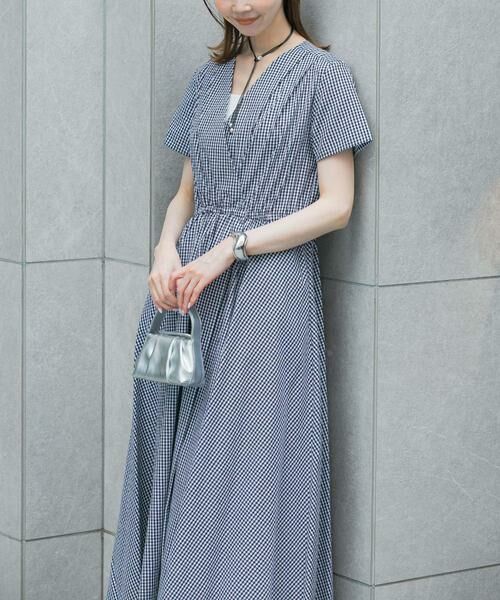 URBAN RESEARCH ROSSO / アーバンリサーチ ロッソ ワンピース | ギンガムカシュクールワンピース | 詳細18