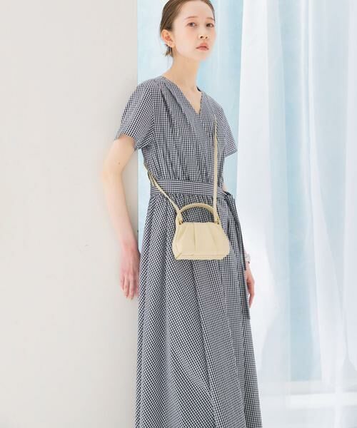 URBAN RESEARCH ROSSO / アーバンリサーチ ロッソ ワンピース | ギンガムカシュクールワンピース | 詳細22