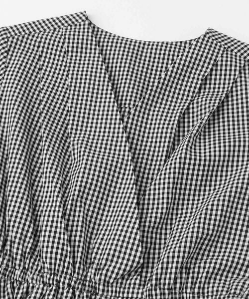 URBAN RESEARCH ROSSO / アーバンリサーチ ロッソ ワンピース | ギンガムカシュクールワンピース | 詳細25