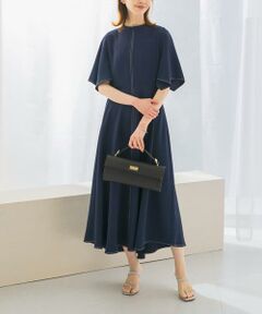 URBAN RESEARCH ROSSO / アーバンリサーチ ロッソ ワンピース | フレアスリーブステッチデザインワンピース