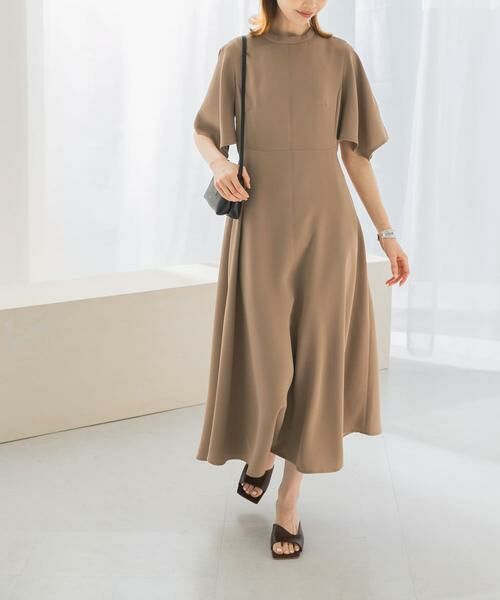 URBAN RESEARCH ROSSO / アーバンリサーチ ロッソ ワンピース | フレアスリーブステッチデザインワンピース | 詳細1