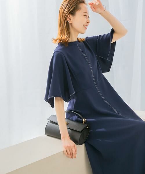 URBAN RESEARCH ROSSO / アーバンリサーチ ロッソ ワンピース | フレアスリーブステッチデザインワンピース | 詳細16