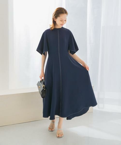 URBAN RESEARCH ROSSO / アーバンリサーチ ロッソ ワンピース | フレアスリーブステッチデザインワンピース | 詳細17