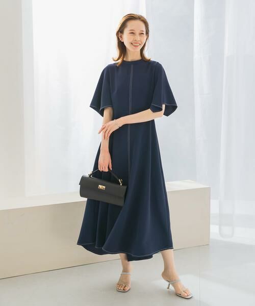 URBAN RESEARCH ROSSO / アーバンリサーチ ロッソ ワンピース | フレアスリーブステッチデザインワンピース | 詳細18