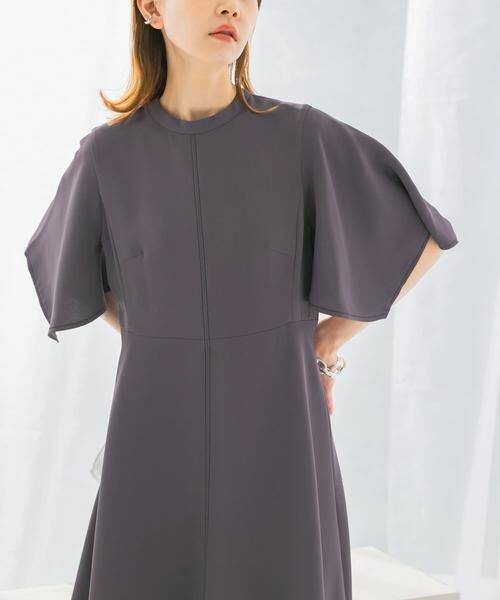 URBAN RESEARCH ROSSO / アーバンリサーチ ロッソ ワンピース | フレアスリーブステッチデザインワンピース | 詳細22