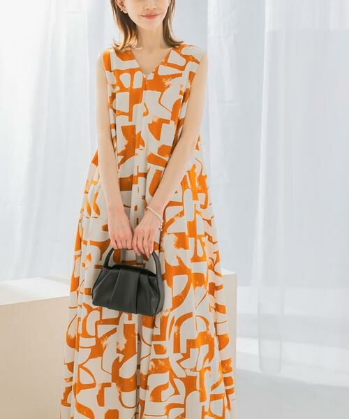 URBAN RESEARCH ROSSO / アーバンリサーチ ロッソ ワンピース | サマープリントワンピース | 詳細1