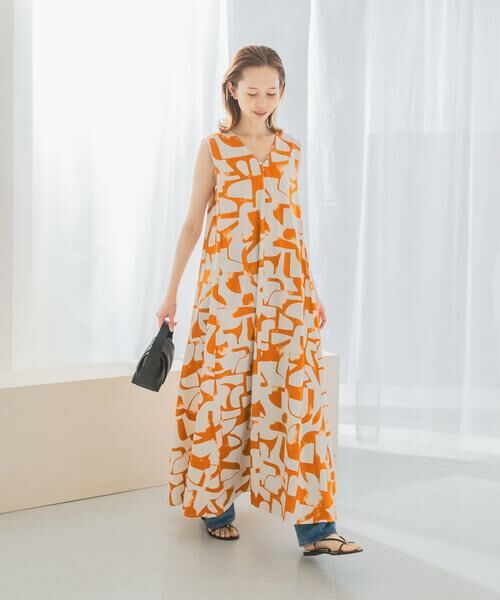 URBAN RESEARCH ROSSO / アーバンリサーチ ロッソ ワンピース | サマープリントワンピース | 詳細3