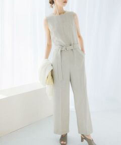 URBAN RESEARCH ROSSO / アーバンリサーチ ロッソ サロペット・オールインワン | ベルト付サマーツイードオールインワン