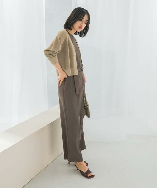 URBAN RESEARCH ROSSO / アーバンリサーチ ロッソ サロペット・オールインワン | ベルト付サマーツイードオールインワン | 詳細10