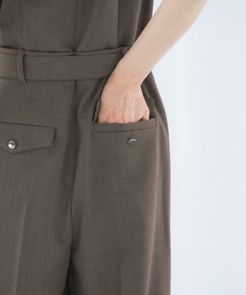 URBAN RESEARCH ROSSO / アーバンリサーチ ロッソ サロペット・オールインワン | ベルト付サマーツイードオールインワン | 詳細17