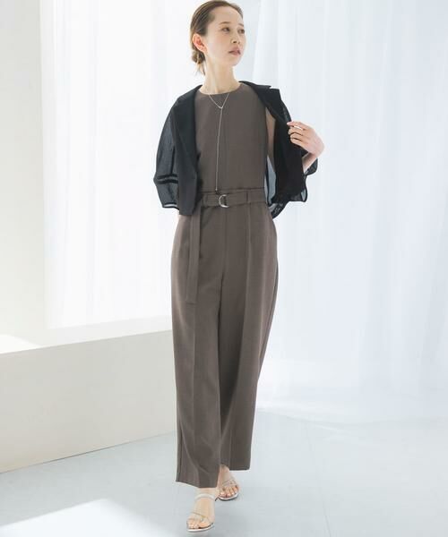 URBAN RESEARCH ROSSO / アーバンリサーチ ロッソ サロペット・オールインワン | ベルト付サマーツイードオールインワン | 詳細4