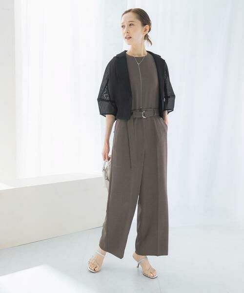 URBAN RESEARCH ROSSO / アーバンリサーチ ロッソ サロペット・オールインワン | ベルト付サマーツイードオールインワン | 詳細5