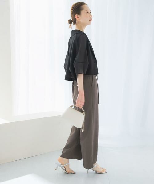 URBAN RESEARCH ROSSO / アーバンリサーチ ロッソ サロペット・オールインワン | ベルト付サマーツイードオールインワン | 詳細6