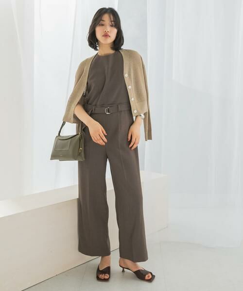 URBAN RESEARCH ROSSO / アーバンリサーチ ロッソ サロペット・オールインワン | ベルト付サマーツイードオールインワン | 詳細9