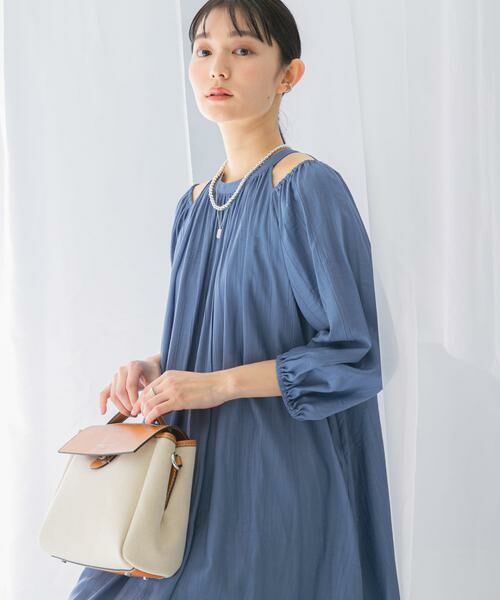 URBAN RESEARCH ROSSO / アーバンリサーチ ロッソ ワンピース | リネンライク2wayオフショルワンピース | 詳細3