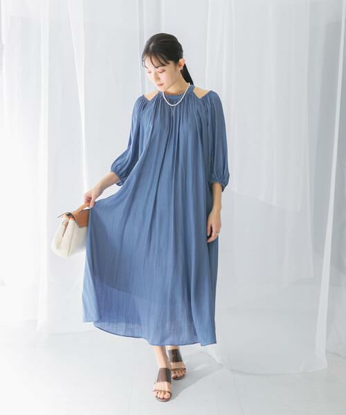 URBAN RESEARCH ROSSO / アーバンリサーチ ロッソ ワンピース | リネンライク2wayオフショルワンピース | 詳細6