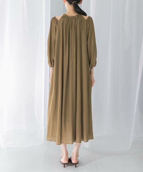 URBAN RESEARCH ROSSO / アーバンリサーチ ロッソ ワンピース | リネンライク2wayオフショルワンピース | 詳細25