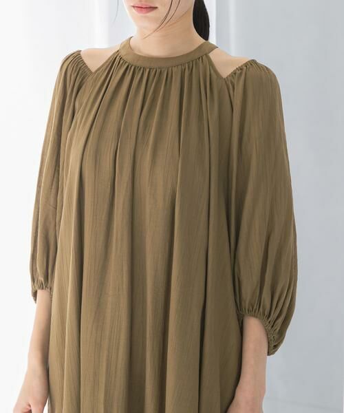 URBAN RESEARCH ROSSO / アーバンリサーチ ロッソ ワンピース | リネンライク2wayオフショルワンピース | 詳細26