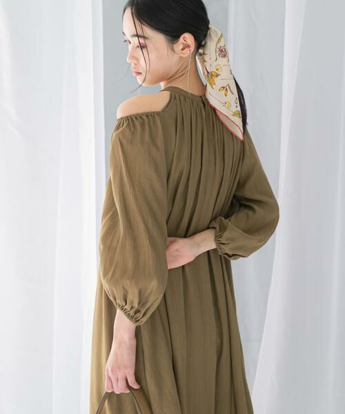 URBAN RESEARCH ROSSO / アーバンリサーチ ロッソ ワンピース | リネンライク2wayオフショルワンピース | 詳細18