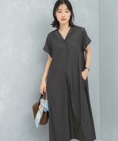 URBAN RESEARCH ROSSO / アーバンリサーチ ロッソ ワンピース | オープンカラーベルト付ワンピース