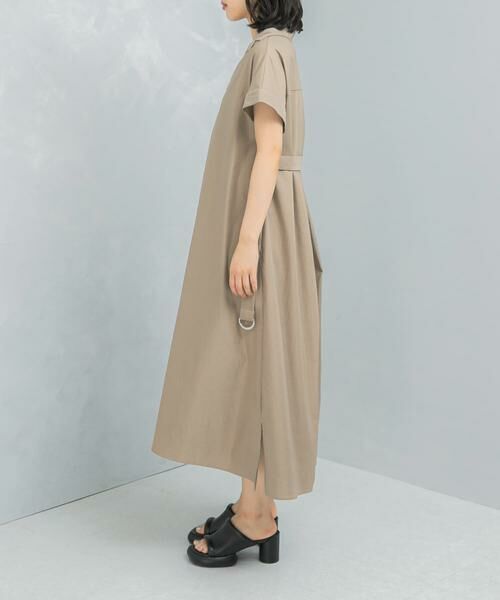 URBAN RESEARCH ROSSO / アーバンリサーチ ロッソ ワンピース | オープンカラーベルト付ワンピース | 詳細8