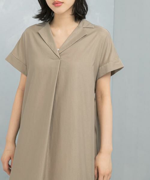 URBAN RESEARCH ROSSO / アーバンリサーチ ロッソ ワンピース | オープンカラーベルト付ワンピース | 詳細10