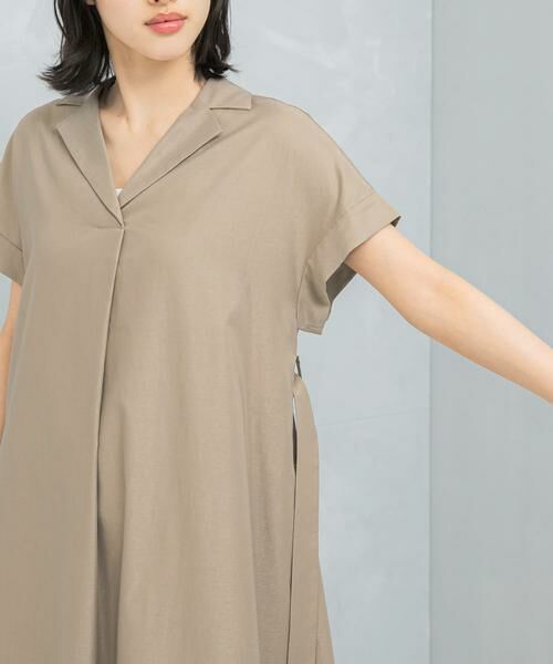 URBAN RESEARCH ROSSO / アーバンリサーチ ロッソ ワンピース | オープンカラーベルト付ワンピース | 詳細11