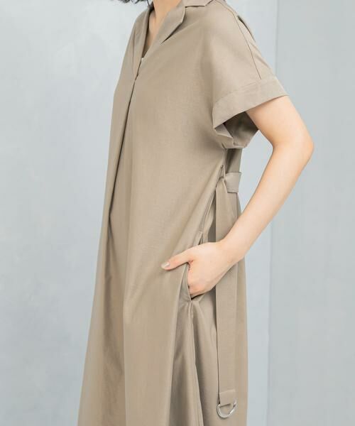 URBAN RESEARCH ROSSO / アーバンリサーチ ロッソ ワンピース | オープンカラーベルト付ワンピース | 詳細12