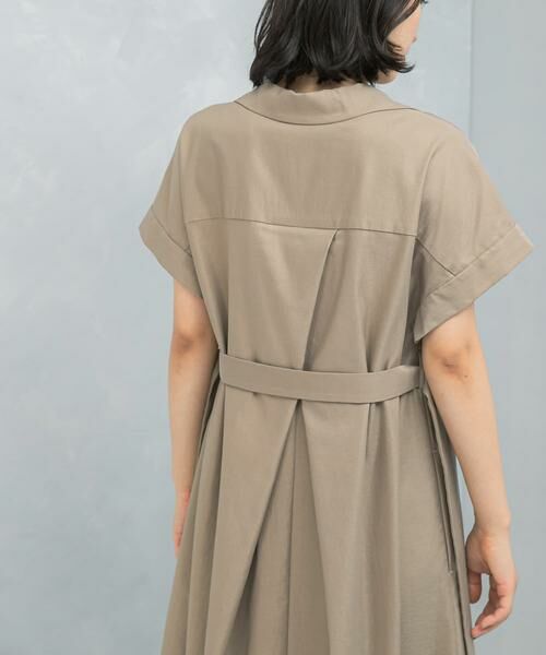 URBAN RESEARCH ROSSO / アーバンリサーチ ロッソ ワンピース | オープンカラーベルト付ワンピース | 詳細13
