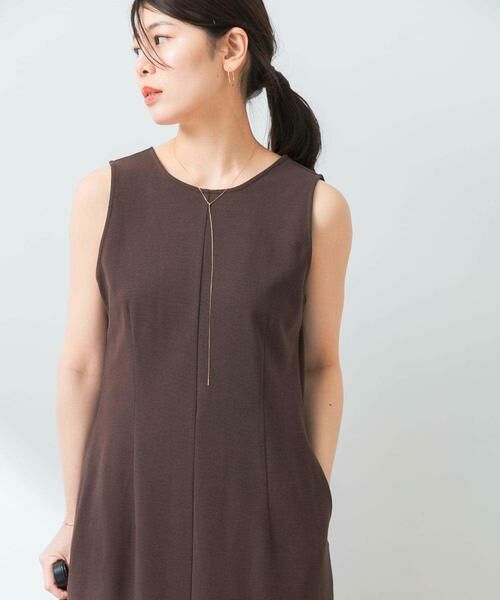 URBAN RESEARCH ROSSO / アーバンリサーチ ロッソ ワンピース | 『UR TECH ひやサラクール』F by ROSSO　アメスリコクーンワンピース | 詳細4