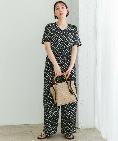 URBAN RESEARCH ROSSO / アーバンリサーチ ロッソ サロペット・オールインワン | F by ROSSO フラワープリントオールインワン | 詳細11